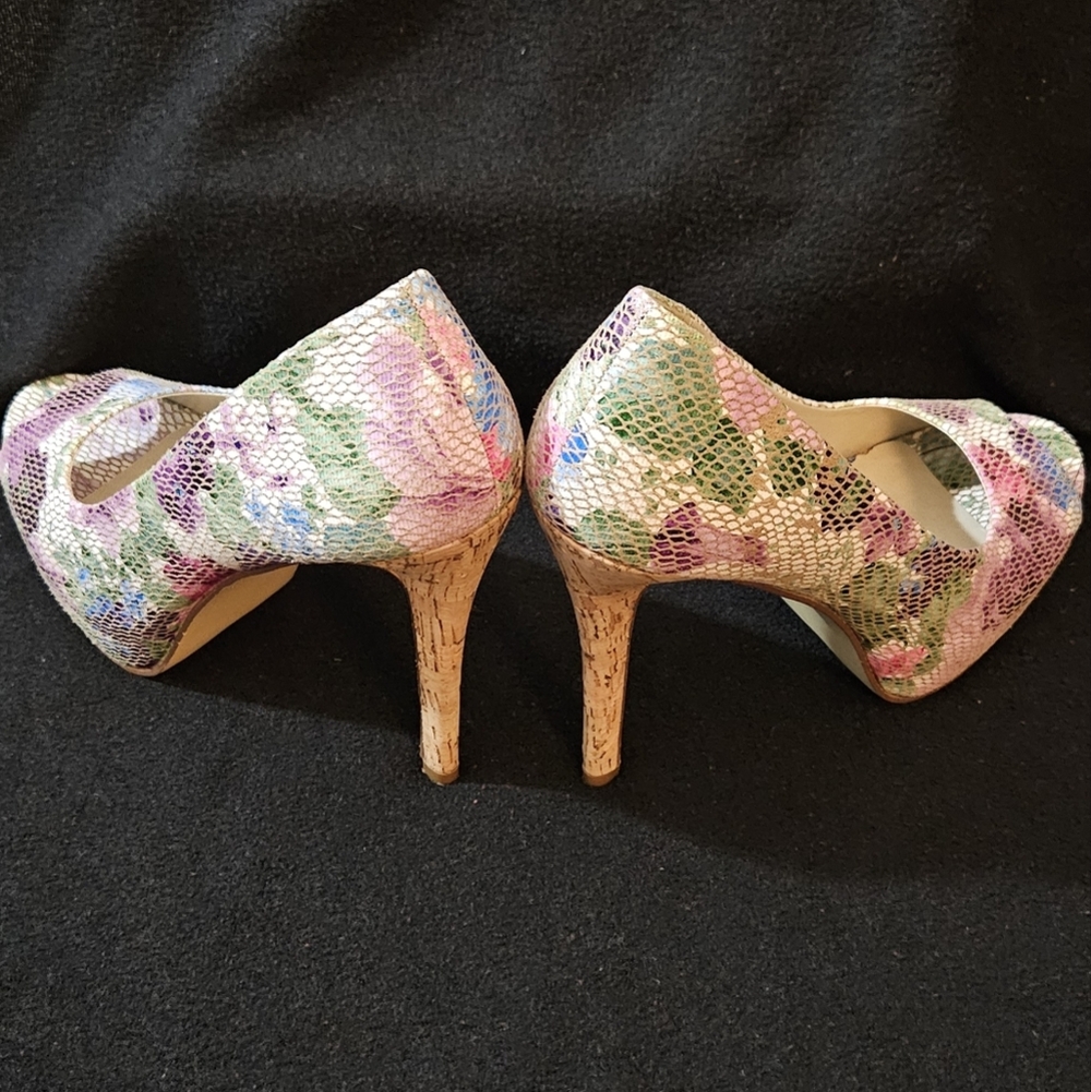 Torta Caliente Snakeskin Pattern Multi Color Flor… - image 4